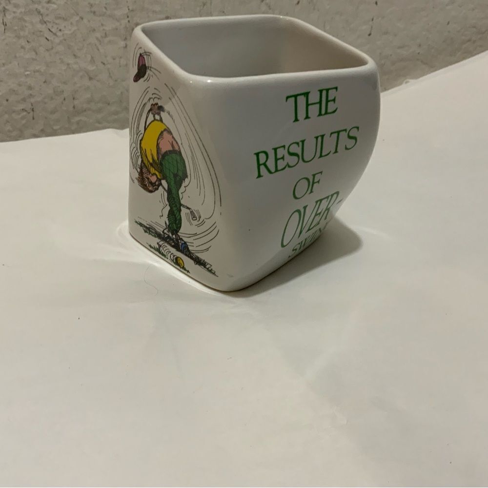 Golf Gifts Inc. Coffee Mug The Results of Over Swing Twisted 1991